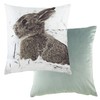 Evans Lichfield Photo Hare Cushion Cover, Multi, 43 x 43cm