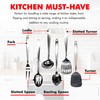 Chef Craft Select Kitchen Tool and Utensil Set, 6 Piece