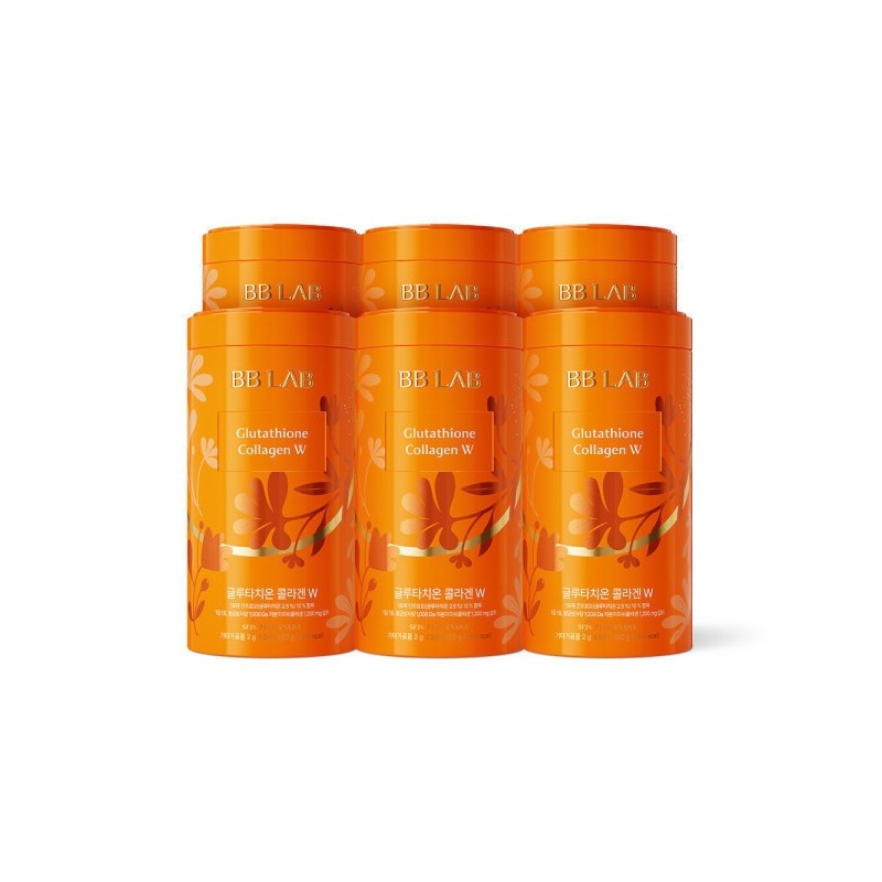 Low-Molecular Collagen Glutathione W 6 bottles (6-month supply) + free