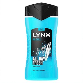 Lynx Shower Gel 3 Pack Refreshing Fragranced Body Wash. Excite 12H, Dark Temptation 12H, Ice Chill 24H Bundle