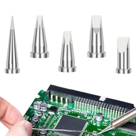 Aiyraa Pack of 5 Welding Soldering Tips for Weller LT Replacement Soldering Tips, Soldering Tips for Weller WP80 WSP80 W13338 WD1000 WD2000 WSD81 WS81 LTS LTA LTB LTC LTD (LT Replacement Soldering