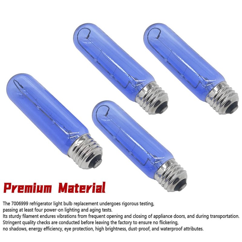 7006999 Blue Refrigerator Light Bulbs Fit for Sub Zero Fridge