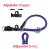 Aiminto Braided Rope Collar, Training Dog Collar, Round Martingale Collar,