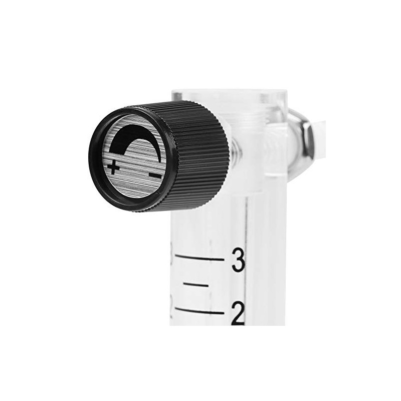 FTVOGUE Gas Flowmeter with Control Valve for Oxygen/Air/Gas 0-3LPM