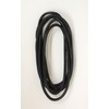 Marchen Art Round Leather Cord 3mm Col.509 Black 1.5m