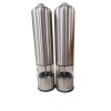 Jagurds Salt and Pepper Mill Grinder Battery Operated Electric Push Button Set of 2