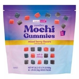 Tropical Fields Mochi Gummies Mixed Berry Flavors  (Pack of 16) 28.2 OZ