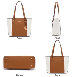 Soperwillton Handbag for Women Wallet Tote Bag Shoulder Bags Top Handle Satchel 5pcs Purse Set