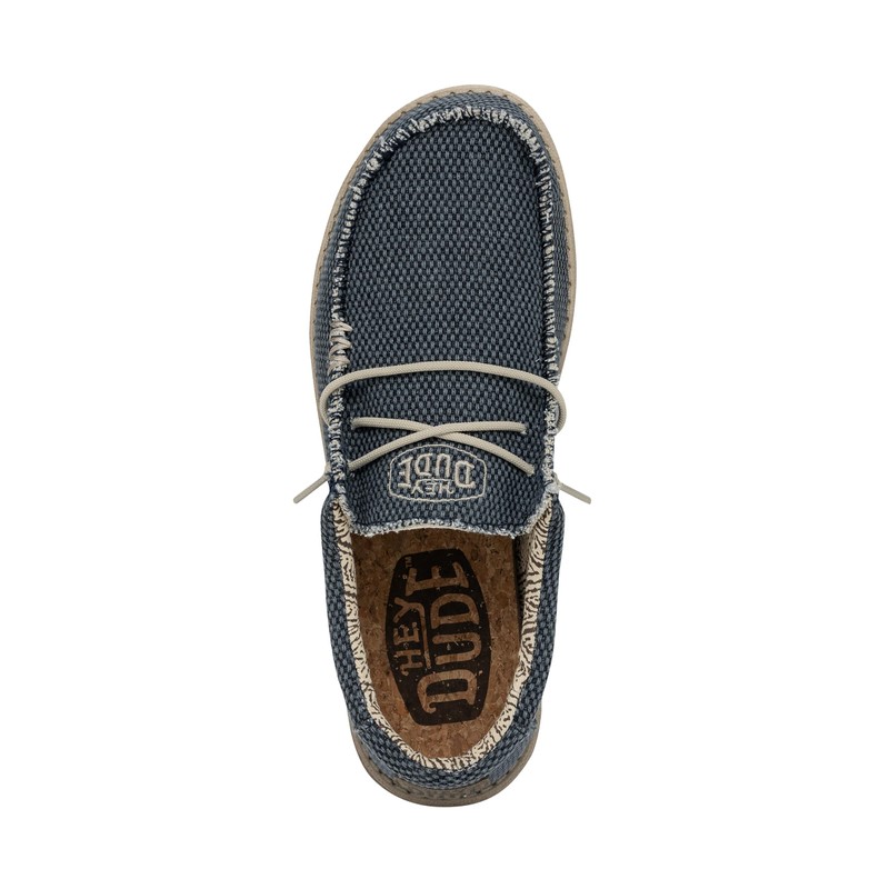 Hey Dude WALLY BRAIDED FLAT SHOES, blue, 44 EU