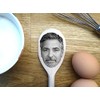 George Clooney Merch Gift Idea Image On A Wooden Spoon-Novelty