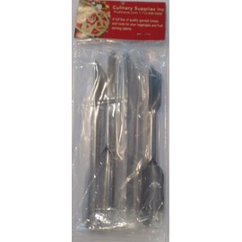 Culinary Supplies UV 6 Piece Fruit and Vegetable Carving Set