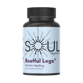 Restful Legs Holistic Supplement – Iron & Turmeric Blend for Restless Legs Relief – 120 Count Dietary Support Capsules