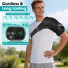 FiteEase Shoulder Massager with Heat, Heated Shoulder Brace with Red