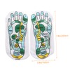 Ipetboom 2 Sets Reflexology Socks with Massage Stick Elastic Acupressure