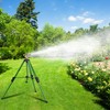 Pattiumo Sprinklers for Yard, 360° Tripod Sprinklers for Yard Large