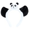 DAISHIAO Cute Plush Panda Ears Headband Headwear Fluffy Headband Cute