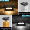 SIEDiNLAR Solar Post Cap Lights 16 LEDs 2 Modes 3.5x3.5