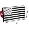 MULL American Flag Aluminum Trailer Hitch Cover (Fits 2.5" Receiver,