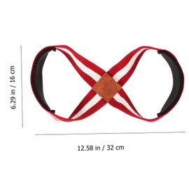 BESPORTBLE Ergonomic Figure 8 Weight Lifting Belt Deadlift Straps Comfortable Wrist Support Exercise Wrist Band Fitness Tool