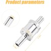 DAVRPES 10mm 3/8" Fuel Check Valve One Way Inline Non