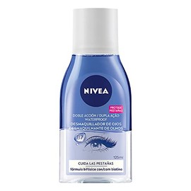NIVEA Desmaquillante facial Bifásico de Ojos (125 ml), Elimina la mascara y y maquillaje a prueba de agua + Creme, crema humectante multipropósito para el cuerpo 500 ml