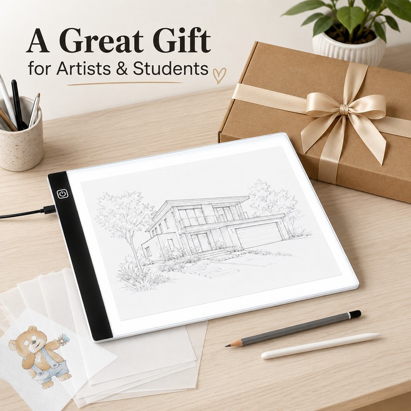 Portable LED Tracing Light Pad for Drawing – USB-Powered Copy