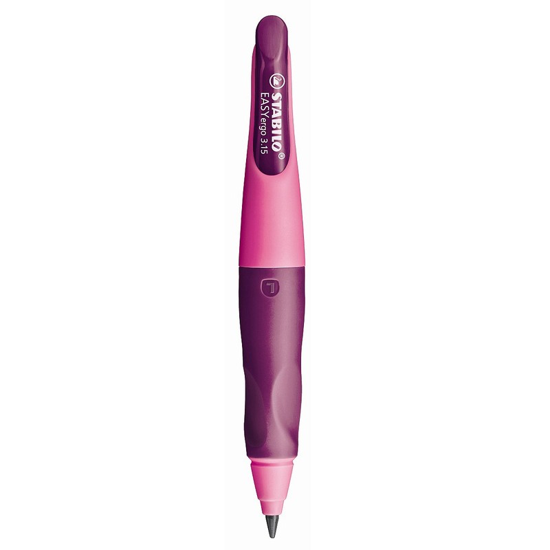 Stabilo EASYergo 3.15mm Right Handed Retractable Pencil - Light Pink/Dark