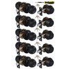 Lanwandeng (5 Sets) All Keyed Same Entry Door Knob and