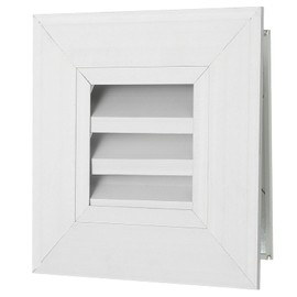 PATIKIL Door Air Vent Cover, 4" x 4", Aluminum Grille Ventilation Cover Louvered for Cabinet Wardrobe Door, Silver Tone