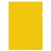 Kangaro Polypropylene Plastic Document Cover DIN A4 Grained Transparent Yellow