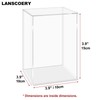 Small Acrylic Display Case for Mini Figures, 3.9x3.9x5.9 in