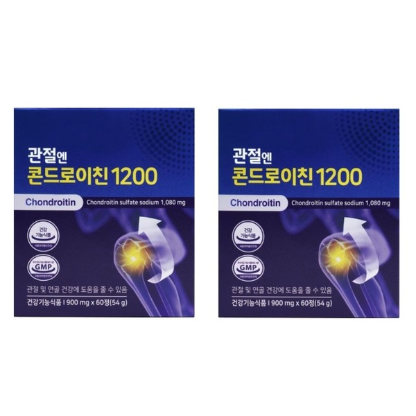 Chondroitin 1200 for joints, powdered chondroitin, condorochin, oily knee tablets, about 2 months supply MJ / 관절엔 콘드로이친 1200 소 가루 콘도라이친 콘도로친 지성 무릎 정 약 2개월분 MJ