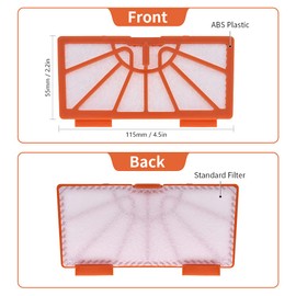 Neutop Replacement Filters Compatible with Neato XV-11, XV-12, XV-15, 945-0004, 9450004, Robot Vacuums Parts Accessories, 15-Pack
