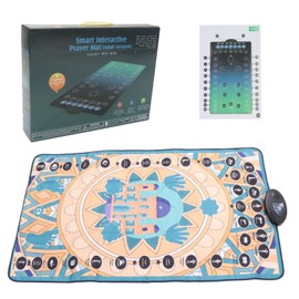 Electronic Muslim Prayer Mat 7 Languages Smart Touch Sensitive Educational Foldable Muslim Prayer Rug C