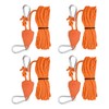 4pcs Reflective Tent Guy Ropes, 6mm Tent Camping Cord with