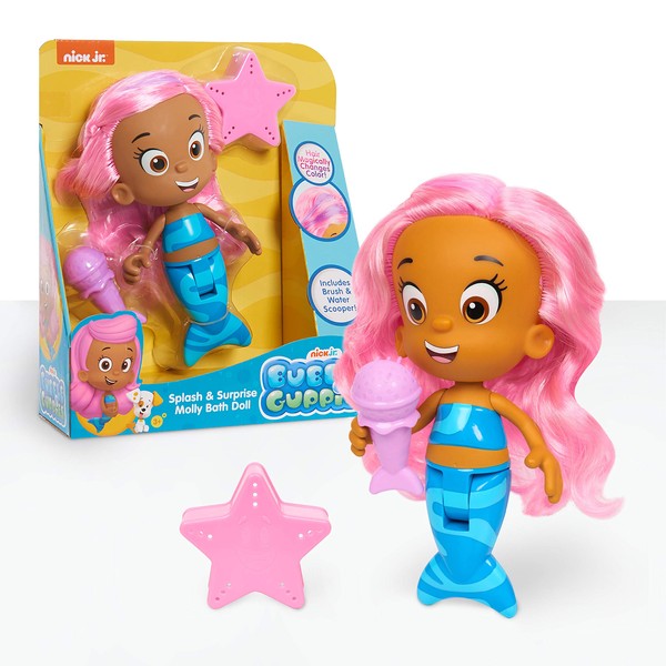 Bubble Guppies Splash and Surprise Molly Bath Doll