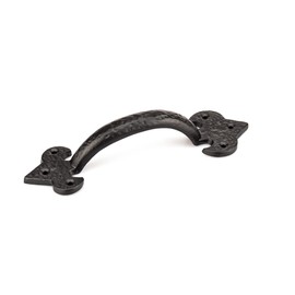 Richelieu Hardware BP9462162900 Sheffield Collection 6 3/4-inch (172 mm) Center-to-Center Matte Black Traditional Cabinet and Drawer Pull Handle for Kitchen, Bathroom, and Furniture