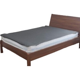 [TOCO and Soft Life] Waterproof Sheets, Antibacterial Dust Mite Resistant, Flat Type (Available in 10 Sizes and 2 Colors), Bedwetting Sheet, Nursing Baby Pet (Gray, Single, 39.4 x 81.0 inches (100 x 205 cm))