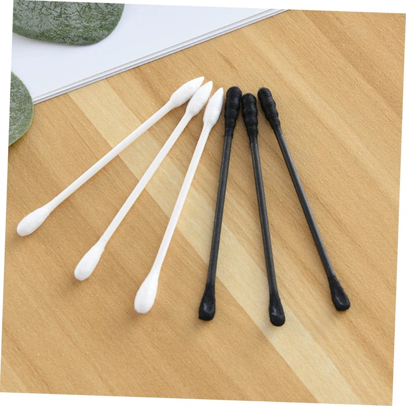 NOLITOY 300Pcs Double Head Cotton Buds for Ear Cleaning and