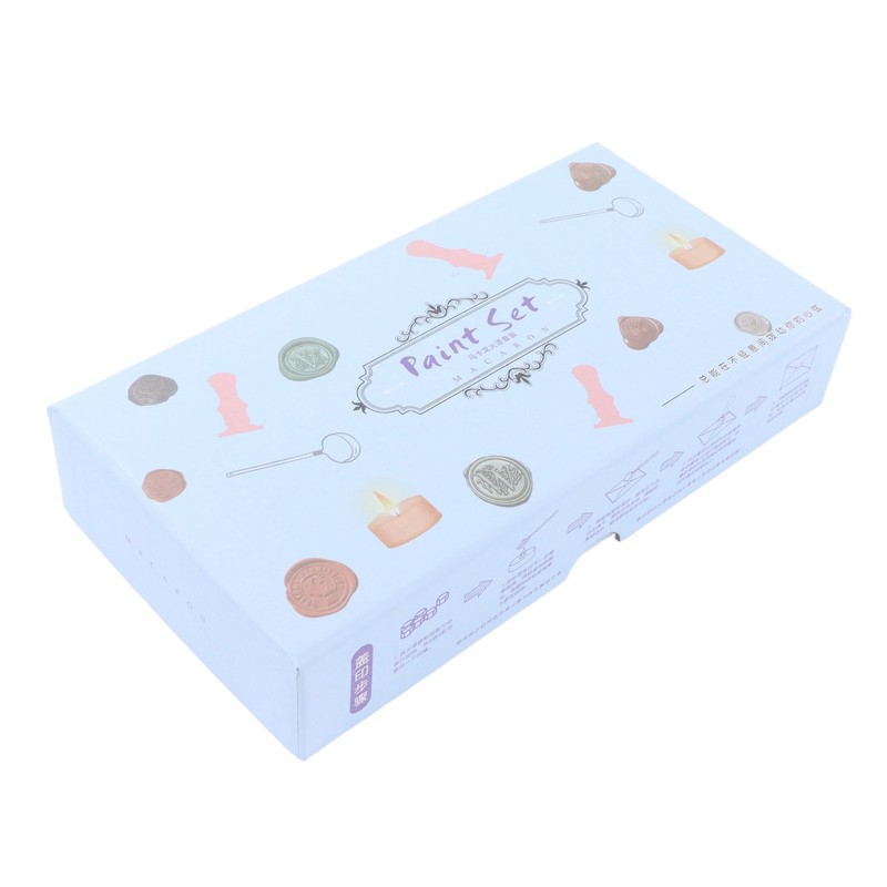 Wax Sealing Stamp Kit Clear Pattern Delicate Wax Detachable Handle