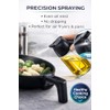 2-Pack Olive Oil Sprayer Set - Glass Oil Mister for