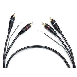 DRUT 2m Twin RCA to RCA Phono Turntable Mixer Ground Lead With Earth Terminals Cable (6ft.)