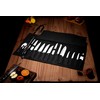 EVERPRIDE Waxed Canvas and Genuine Leather Trim Chef Knife Roll