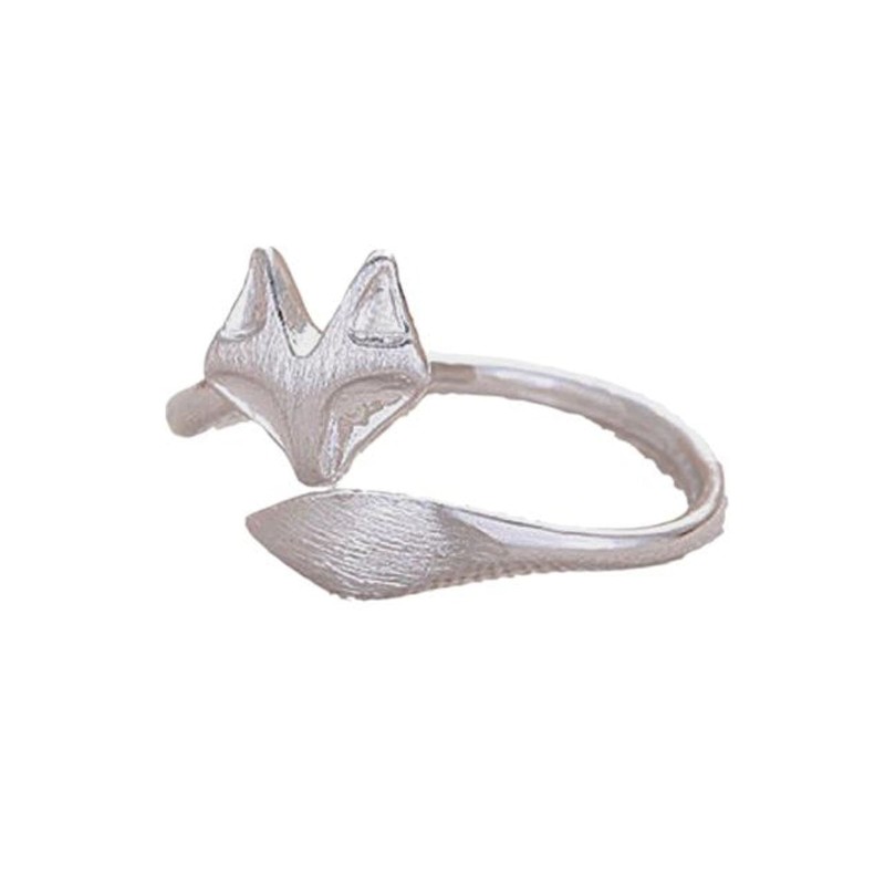 Fox Ring, Adjustable in an Organza Bag