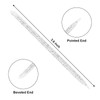 Vaincre Disposable Nail Cuticle Pushers 100PCS Bulk, Double Sided, Black