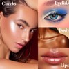 Highlighter Powder Makeup Palette, Face Highlighter Palette, Long Lasting Lightweight