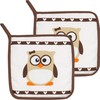 Kracht Pot Holder Owls 20 x 20 cm Pack of