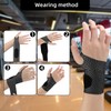 Offtrte 2 Pack Ultra Thin Wrist Support and Compression Wraps