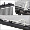DNA MOTORING OE Style 1-Row Aluminum Cooling Radiator Compatible with