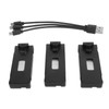 3PCS Drone Lithium Battery 1800MAH 3.7V Rechargeable Quadcopter Drone Battery